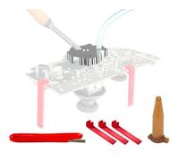 ElecGear Plaque Chauffante à Dessouder pour Joystick, Dessouder le Control Stick du Manette PCB à l'aide d'un fer à Souder, Kit d'outils de Réparation pour Thumbstick - (Modèle UniB)