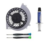ElecGear Replacement Interne Refroidisseur Ventilateur pour PS4 CUH-1xxx - CPU Ventilateur de Refroidissement Cooling Fan, Pâte Thermique, TR9 PH1 Set de Tournevis pour Playstation 4