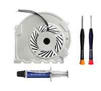 ElecGear Replacement interne Refroidisseur Ventilateur pour PS4 Slim CUH-2xxx - CPU Ventilateur de refroidissement Cooling Fan, Pâte thermique et TR8 PH00 Set de Tournevis pour PlayStation 4 Slim