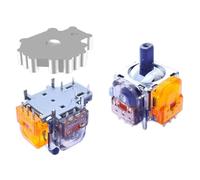 ElecGear TMR Lot de 2 joysticks et plaque chauffante de rechange pour manette PS4, bâton de contrôle TMR et mèche à souder (TMR-DS4)
