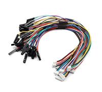 elechawk Lot de 9 câbles adaptateurs 1,25 mm vers Dupont 2,54 mm compatibles avec JST Molex PicoBlade 1.25 pour contrôleur de vol Pixhawk RC Drone 2 broches vers 8P