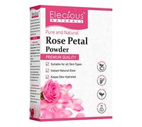 Elecious Pure Rose Petals Powder for Face, Skin and Hair Chemical-Free, Preservative Free, Non-GMO, No Artificial Color Added Moisturizes Dry Hair Cells 200gm