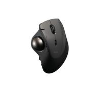 ELECOM IST PRO Souris Trackball, Connexion 6 appareils, Connectivité 3 voies, Bluetooth 5.3, Sans fil, 2,4 GHz, Avec fil, Capteur 12 000 DPI, Ergonomique 36 mm, 10 Boutons Personnalisés, Clic