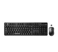ELECOM-Japan Brand-Wireless Japanese Layout Keyboard 109 Keys Membrane Type with Mouse/Super Power Saving Black TK-FDM106MBK