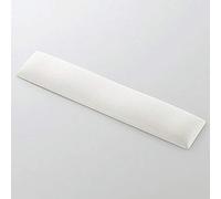 ELECOM-Japan Brand- Wrist Rest FITTIO Long Type/Fatigue Reduction/Ergonomic Design/Comfortable/Memory Foam/Anti Skid White MOH-FTPWH
