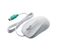 Elecom M-K6P2RRS Souris PS/2 Optique 1000 DPI Ambidextre Blanc - Souris (Ambidextre, Optique, PS/2, 1000 DPI, 77 g, Blanc)