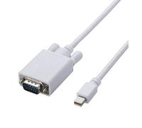 ELECOM Mini DisplayPort - VGA Conversion Cable 2m [White] AD-MDPVGA20WH (Japan Import)