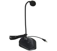 ELECOM PC Microphone Stand Type with Flexible Arm and Mute Switch [Black] HS-MC05BK (Japan Import)