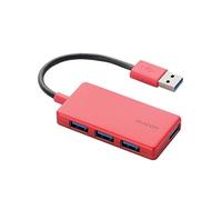 Elecom U3H-A416BRD USB 3.0 (3.1 Gen 1) Type-A 5000Mbit/s Rouge hub & concentrateur - Hubs & concentrateurs (USB 3.0 (3.1 Gen 1) Type-A, USB 3.0 (3.1 Gen 1) Type-A, 0,1 m, 5000 Mbit/s, USB, 0,72 A)