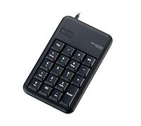 Elecom USB Wired Numeric Pad S Size Membrane Type [Black] TK-TCM013BK (Japan Import)