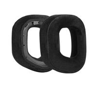 Elecphbo Coussinets de rechange pour casque sans fil Corsair HS80 RVB, coussinets en velours compatibles avec HS80 RVB, Corsair HS80 RVB filaire USB / HS80 Max (velours noir)