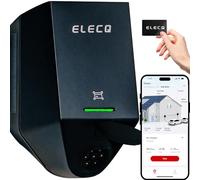 ELECQ Chargeur 7kw Type 2 monophasé WiFi 32A | 4G OCPP RFID | délestage Dynamique | Équilibrage de Charge Dynamique | Wallbox borne de Recharge Véhicule électrique 1.4KW-7.4KW réglable pour Domicile.