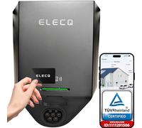 Elecq Wallbox 22kw triphasé rfid 4G WIFI OCPP | délestage dynamique | Équilibrage de charge dynamique,Chargement solaire PV | Compatible 11kW Station de Charge de Voiture électrique de Type 2 Chargeur