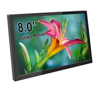 ELECROW 8 inch Portable Monitor, 1280x800 Mini HD Display with Built-in Speakers, USB Powered, Non-Touch LCD Screen for Raspberry Pi, PC, Laptop, Jetson Nano, Game Consoles