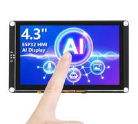 ELECROW Écran ESP32 800 × 480, écran tactile IPS HMI avancé ESP32 IPS, prend en charge l'interaction vocale AI, processeur double cœur LX7 32 bits, jusqu'à 240 MHz, compatible avec Arduino, ESP-IDF et