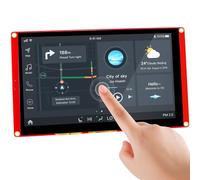 ELECROW Écran Tactile ESP32 800 × 480, écran Tactile LCD TFT HMI ESP32 RVB 7", processeur LX6 Dual-Core 32 Bits, jusqu'à 240 MHz, Compatible avec Arduino, LVGL, PlatformIO, MicroPython (sans boîtier