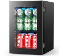 Electactic Glacière de réfrigérateur pour 24 canettes, mini réfrigérateur pour comptoir, soda, bière en conserve, contrôle numérique de la température réglable pour la maison, le dortoir, le bureau