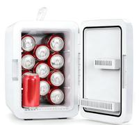 Electactic Mini réfrigérateur compact 10 litres, petit réfrigérateur portable, blanc