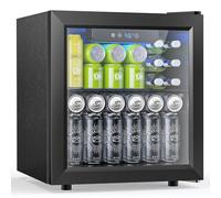 Electactic Mini réfrigérateur de 55 canettes, refroidisseur de boissons, refroidisseur de boissons, refroidisseur de boissons pour bière, soda, vin, contrôle numérique de la température pour la