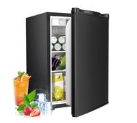 Electactic Réfrigérateur compact de 2,56 pieds cubes avec porte simple réversible, noir