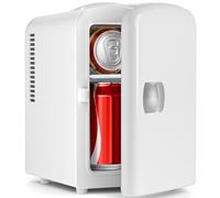 Electactic Réfrigérateur compact, mini réfrigérateur portable, capacité de soin de la peau, 4 litres/6 canettes, pour chambre, voiture, bureau, chambre à coucher, petit refroidisseur pour cosmétiques