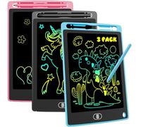 Electight 3 Pack Tablette Dessin Enfants 8.5 Pouces, Tablette d'écriture