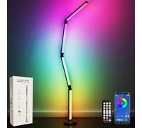 Electight Lampadaire LED intelligentes RVB, 171CM WiFi Lampadaire sur Pied Fonctionne, Musique Sync, 16 Millions Couleurs et 99+ Modes de Scène, Lampe Moderne pour Salon, Chambre, Salle de Jeux