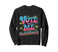 Élection de Classe Amusante du Conseil des étudiants de Groovy Vote for Me Sweatshirt