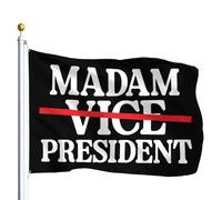 Élection De Madame La Présidente 2024 Bannières 90X150Cm Avec Œillets Double Face Bannière Cour Drapeau De Cour Pour Clubs Toutes Les Saisons Chambres