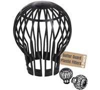 Electoys Lot de 4 protections de gouttière en plastique | Filtres de protection de gouttière | En polypropylène non corrosif | Empêche les bouchons de canalisations | Arrête les feuilles, les débris
