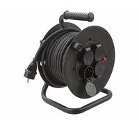 electra Enrouleur électrique 4 prises IP44 - 25 mètres