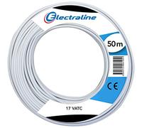 Electraline Câble TV SAT 17 VATCA Blanc Couronne 50 m