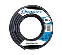 Electraline 11401 Couronne de Cable H05 VV-F 2X1 10M Noir