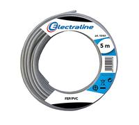 Electraline 11417 Couronne de Cable FEP RONDE 2X0,75 5M Transparent