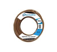 Electraline 15081 Couronne de Cable N07 V-K 1X1,5 10ME Marron