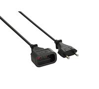 Electraline 20647011D Prolongateur Noir 2 mètres