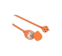 Electraline 20857039F Prolongateur jardin avec clapet 16 A 50 m Orange