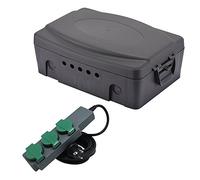 Electraline 300175 Boîte de Prises, Noir