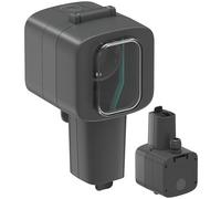 Electraline 300195 Prise étanche Hublot pour montage mural extérieur Schuko renforcée pour EV, prise de recharge pour véhicules électriques, multiprise extérieure IP56, Gris foncé