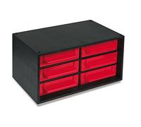 Electraline 346002 Casier 6 tiroirs 218x167x140 mm - Coloris aléatoire