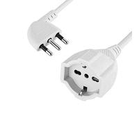Electraline 46108 Prolongation, Blanc, 5 M