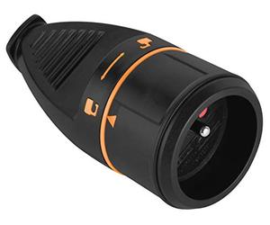 Electraline 523078 Fiche Femelle Français (2P+T) Electralock équipée d'un système de verrouillage qui empêche la déconnexione fiche-prise