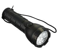 Electraline 58042 Lumina Lampe de Poche, 7 LEDs, Torche d'urgence, Noir