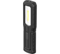Electraline 58049 Lampe torche LED IP54, 700+100lm, 5700K, crochet, aimant, batterie 2000mAh, recharge USB-C (câble inclus)