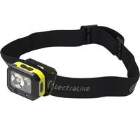 Electraline 58053 Lampe frontale LED 3W, détecteur de mouvement, 220 lm, 600 mAh, rechargeable, 4 modes