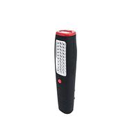 Electraline 58063 Lumina Lampe de travail 30 + 7 LEDs, Noir/Rouge