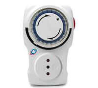 Electraline 58100 minuteur programmable pour Chaque Jour, 10 a, Noir/Blanc