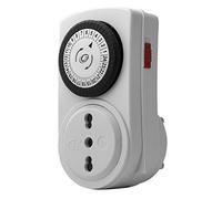 Electraline 58104 - Mini programmateur minuteur, 16 A, noir/blanc