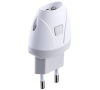 Electraline 58303 Lampe de poche de secours automatique avec fonction d'éclairage de courtoisie, LED, blanche