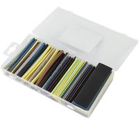Electraline 59230 Kit boîte avec 90 manchons rétractables, longueur 10 cm, 5 couleurs
